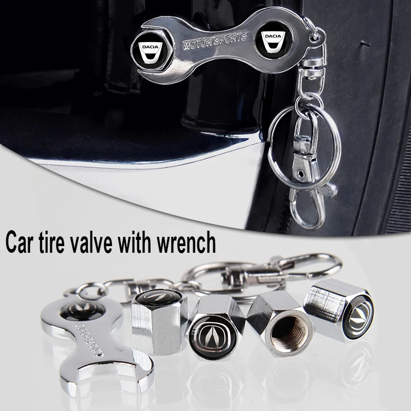 5pc/set Car Metal Tire Valve with Wrench Silver for Renault Clio Laguna 2 Megane 2 3 Duster Logan Captur Emblems Fluence Sandero
5pc/set Car Metal Tire Valve with Wrench Silver for Renault Clio Laguna 2 Megane 2 3 Duster Logan Captur Emblems Fluence Sandero