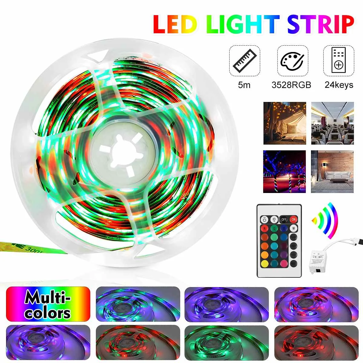 Высококачественная Светодиодная лента s 5M SMD3528, Гибкая RGB 300 светодиодов, волшесветильник для дома и автомобиля, белая плата PCB 5m/300 лампа 24 Вт
Высококачественная Светодиодная лента s 5M SMD3528, Гибкая RGB 300 светодиодов, волшесветильник для дома и автомобиля, белая плата PCB 5m/300 лампа 24 Вт