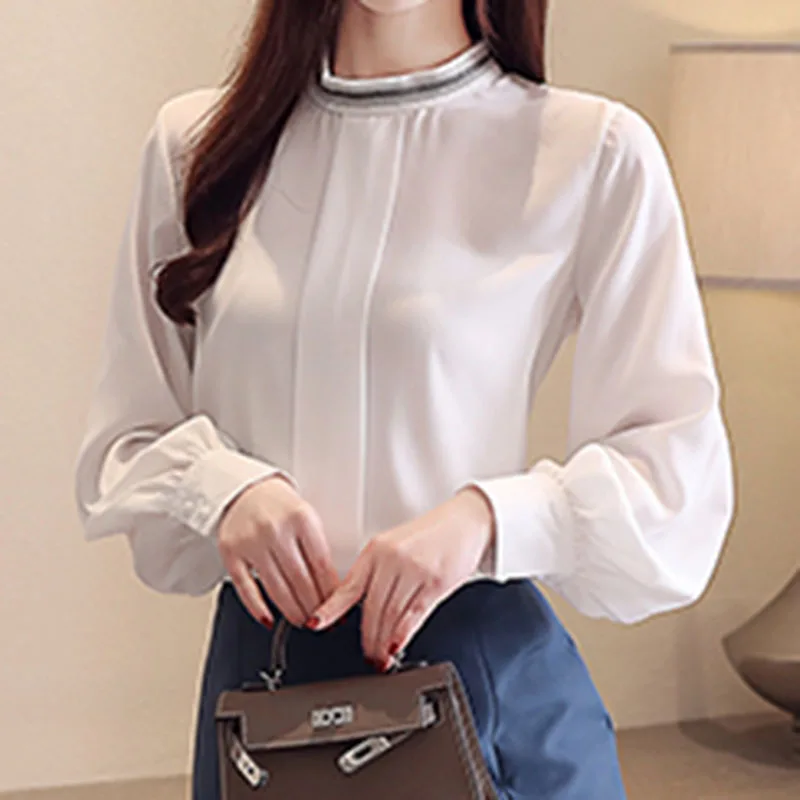Blouses Femme 2022 New Spring Autumn Women Blouse Long Sleeve Shirt Solid Stand Collar Chiffon Blouse White Red Chemisier Femme
Blouses Femme 2022 New Spring Autumn Women Blouse Long Sleeve Shirt Solid Stand Collar Chiffon Blouse White Red Chemisier Femme