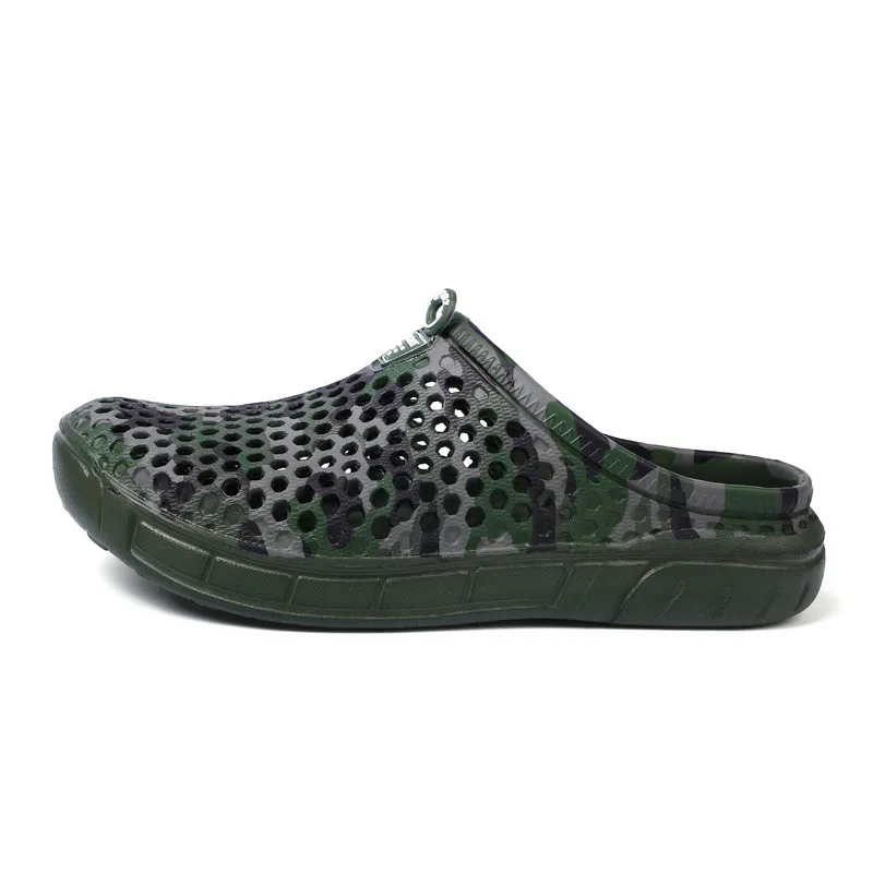 Men Slippers Summer Casual Hollow Pool Slipper Male New Camo Beach Massage Shoes portable Half Slippers Man Slides Big Size
Men Slippers Summer Casual Hollow Pool Slipper Male New Camo Beach Massage Shoes portable Half Slippers Man Slides Big Size