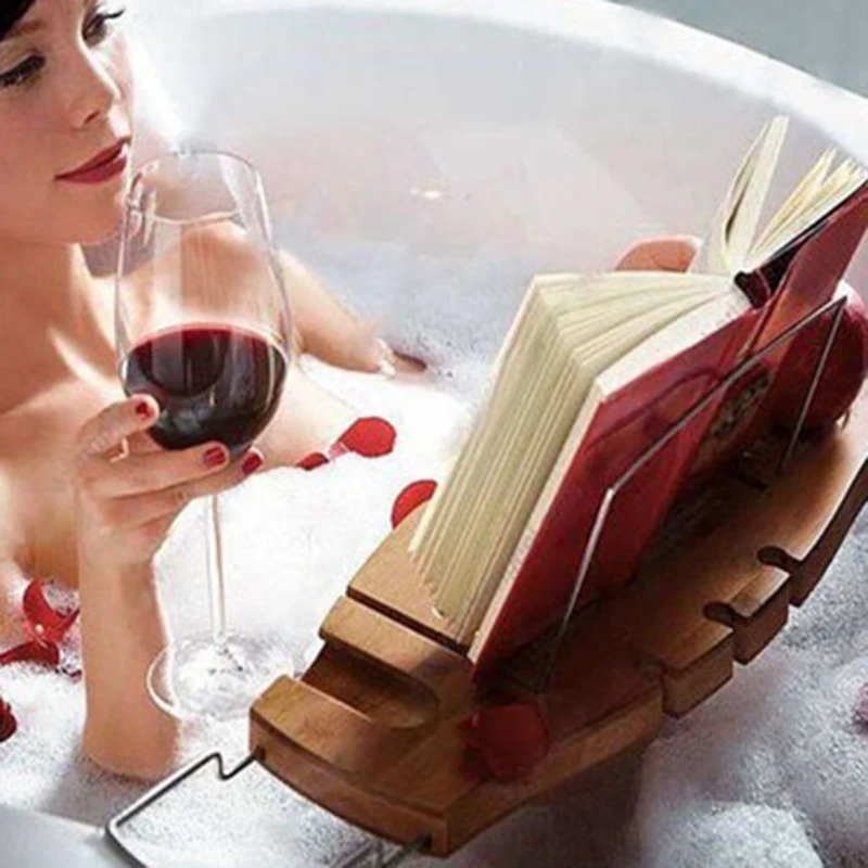 HOT-Bamboo Bathtub Tray Handcrafted Bath Tray Bathroom Shelves Caddy Bath Caddy Rack Bathroom Storage Stand Foldable 
HOT-Bamboo Bathtub Tray Handcrafted Bath Tray Bathroom Shelves Caddy Bath Caddy Rack Bathroom Storage Stand Foldable