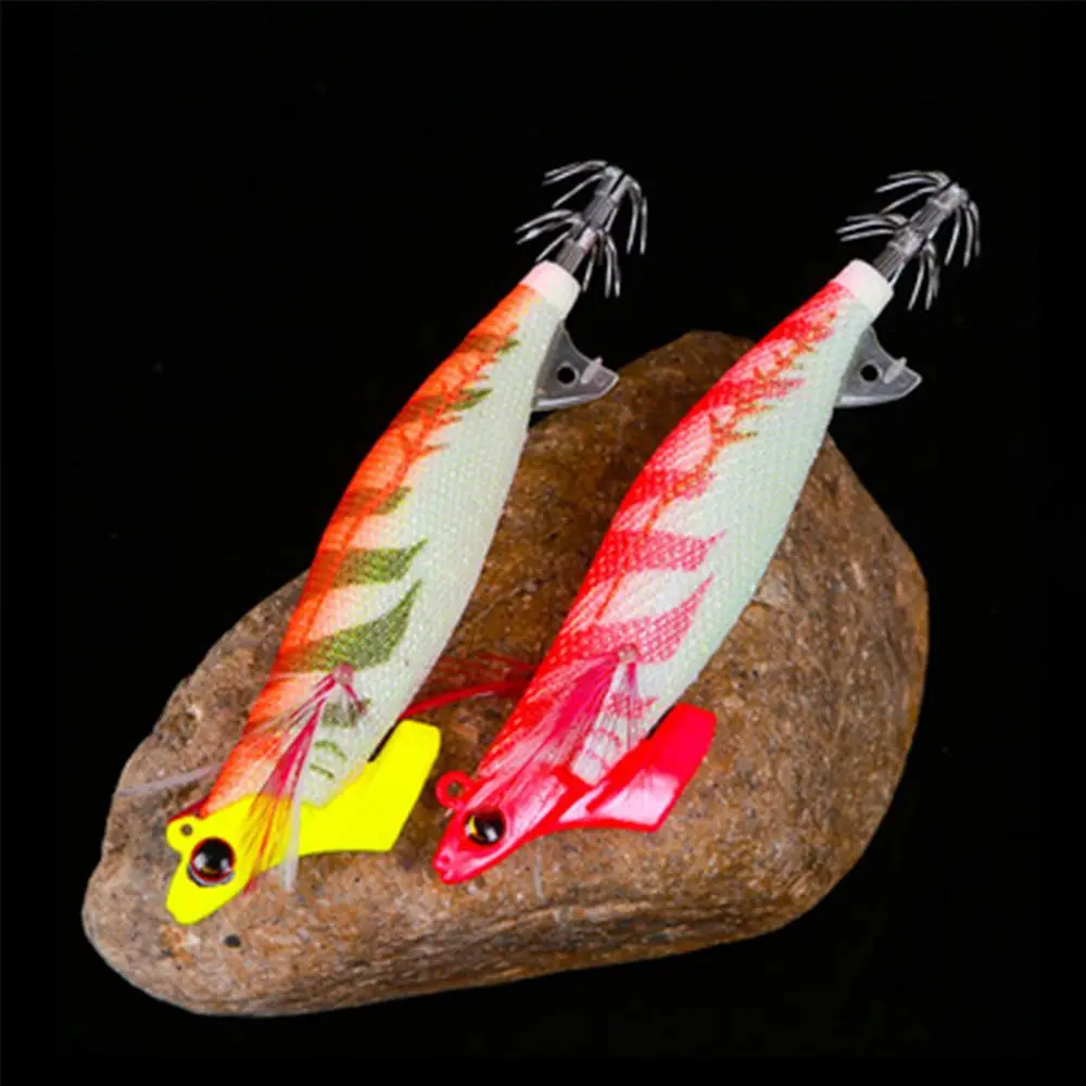 30g 110mm Jigs Lifelike Luminous Octopus Bait Squid Hook Fishing Tackle Wood Shrimp Lures
30g 110mm Jigs Lifelike Luminous Octopus Bait Squid Hook Fishing Tackle Wood Shrimp Lures