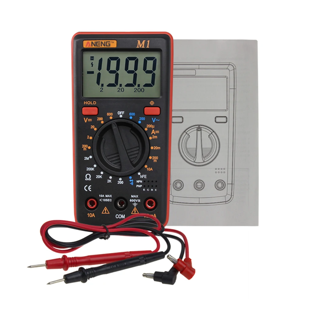 ANENG M1 Digital Multimeter esrMeter Multimetro Tester True Rms Digital Multimeter Testers Multi Meter Richmeters 600V DC AC 
ANENG M1 Digital Multimeter esrMeter Multimetro Tester True Rms Digital Multimeter Testers Multi Meter Richmeters 600V DC AC