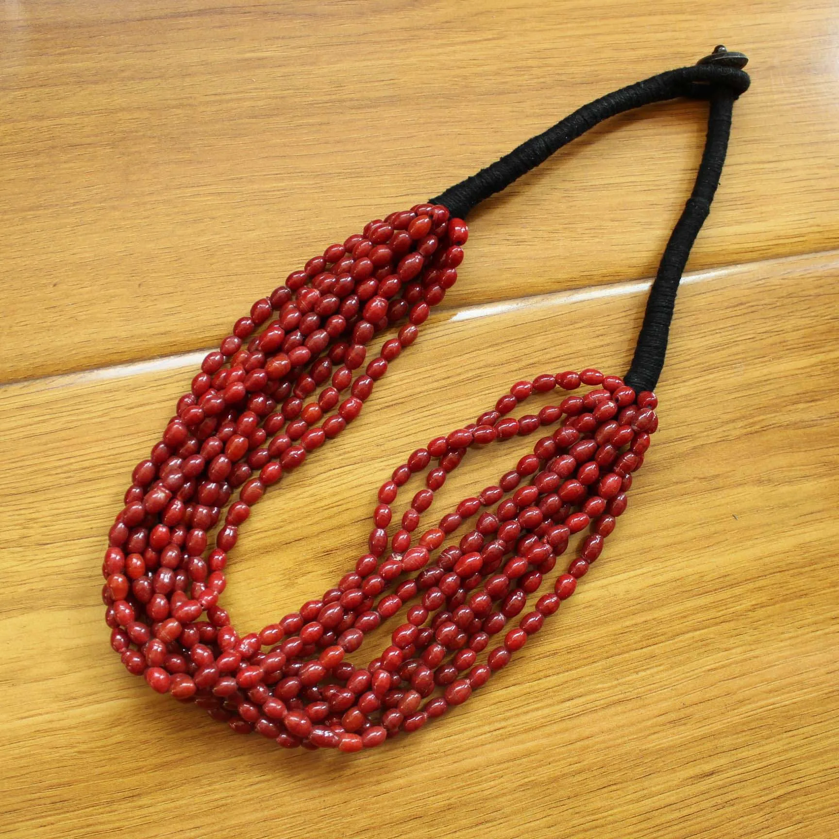 NK235 Tibetan Red Glass Beads Multi Layers Beaded Necklace For Women Bohemia Nepal Tribal Jewelry
NK235 Tibetan Red Glass Beads Multi Layers Beaded Necklace For Women Bohemia Nepal Tribal Jewelry