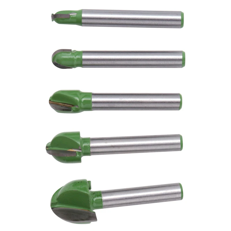 5Pcs 6Mm Shank Ball Nose Router Bits Set End Mill Round Cove Box Solid Carbide CNC Radius Core Milling Bit
5Pcs 6Mm Shank Ball Nose Router Bits Set End Mill Round Cove Box Solid Carbide CNC Radius Core Milling Bit