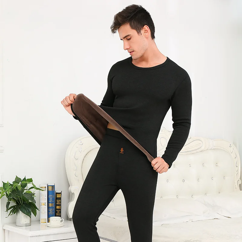Thermal Underwear Men Long Johns Velvet Soft Warm Suits Shirt+pants Set Autumn Winter Men Thicken
Thermal Underwear Men Long Johns Velvet Soft Warm Suits Shirt+pants Set Autumn Winter Men Thicken