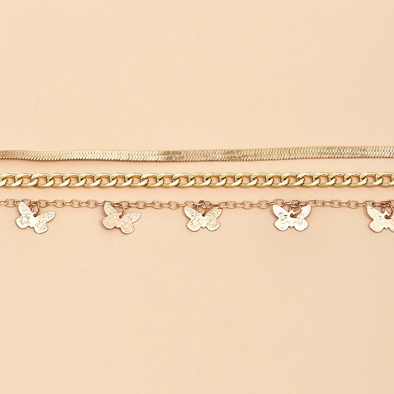 Boho Anklet Foot Geometry Chain Ankle Summer Bracelet Butterfly Pendant Charm Sandals Barefoot Beach Foot Bridal Jewelry A028
Boho Anklet Foot Geometry Chain Ankle Summer Bracelet Butterfly Pendant Charm Sandals Barefoot Beach Foot Bridal Jewelry A028