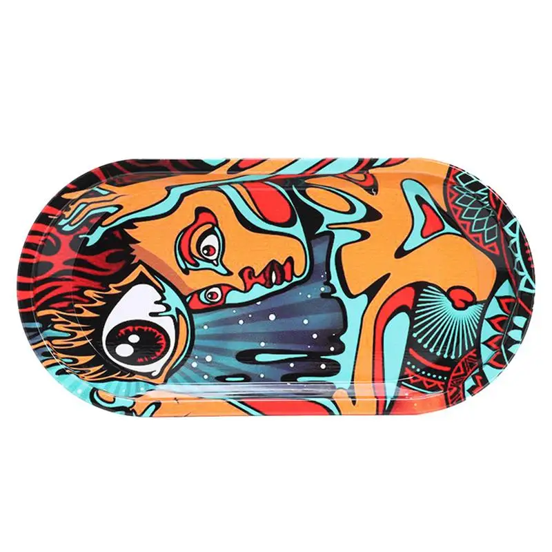 Cartoon Pattern Weed Herbal Storage Tray Hand-rolling Cigarette Operation Iron Plate Smok Accessorie Thicken Kitchen Fruit Plate
Cartoon Pattern Weed Herbal Storage Tray Hand-rolling Cigarette Operation Iron Plate Smok Accessorie Thicken Kitchen Fruit Plate