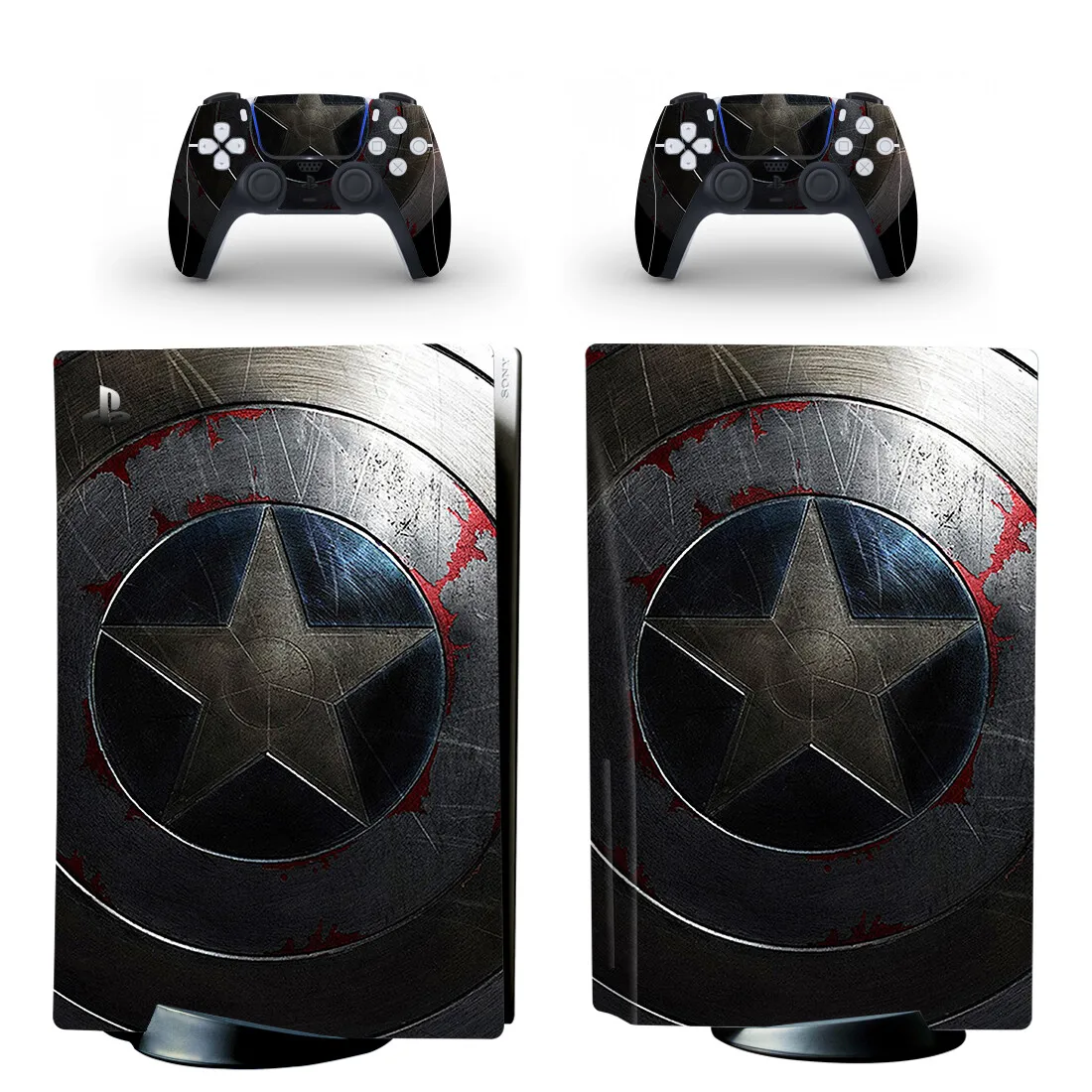 Новая пленка PS5 Standard Disc Edition наклейка на кожу для консоли PlayStation 5 и 2 контроллера