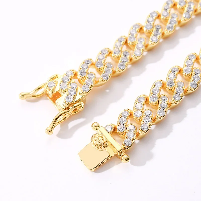 Hip Hop Prong Setting AAA CZ Stone Bling Iced Out Square Cuban Miami Link Chain Chokers Necklaces for Women Men Rapper Jewelry
Hip Hop Prong Setting AAA CZ Stone Bling Iced Out Square Cuban Miami Link Chain Chokers Necklaces for Women Men Rapper Jewelry