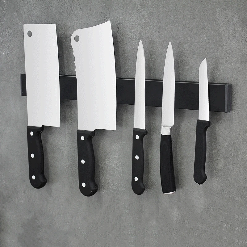 Knife Stand Black 306 Stainless Steel Knife Holder Kitchen Magnetic Knife Holder Hole Free Installation Super Magnet For Knives
Knife Stand Black 306 Stainless Steel Knife Holder Kitchen Magnetic Knife Holder Hole Free Installation Super Magnet For Knives