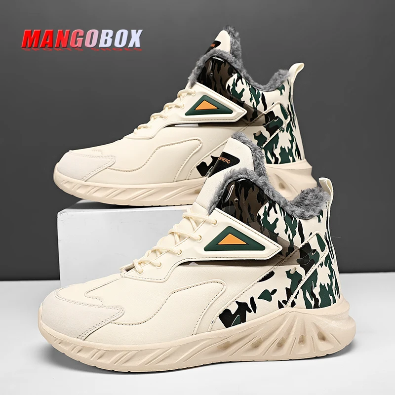 Winter Warm Running Men Shoes Beige White Walking Shoes For Mens Inside Fur Athletic Shoes Man High Top Boys Outdoor Sports Shoe
Winter Warm Running Men Shoes Beige White Walking Shoes For Mens Inside Fur Athletic Shoes Man High Top Boys Outdoor Sports Shoe