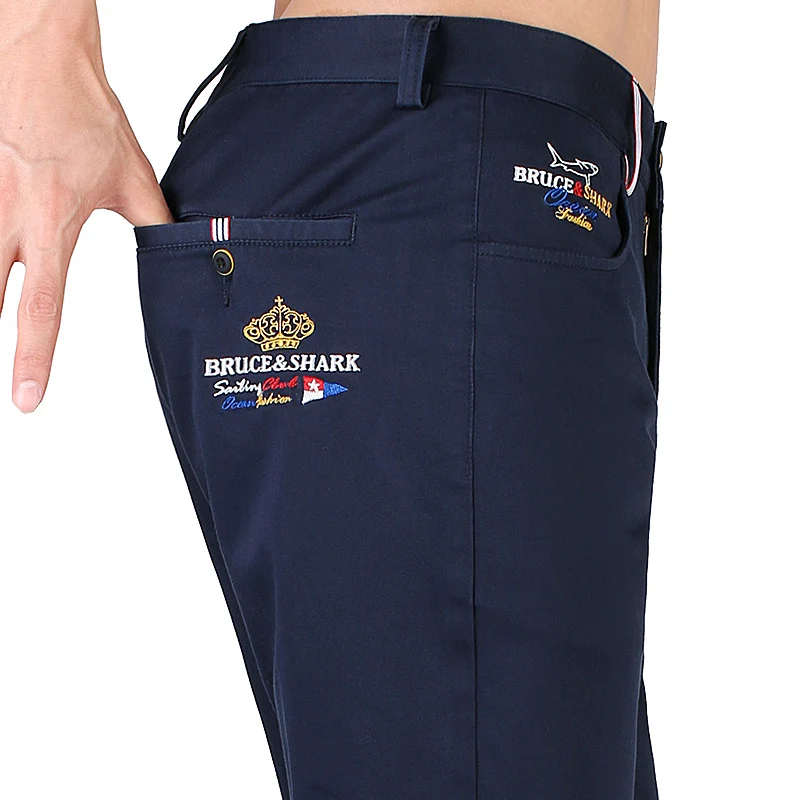 Men Bruce&Shark Summer pants 2021 New Design Casual home pantalones Cotton Slim Pant male Trousers Fashion Business Top quality
Men Bruce&Shark Summer pants 2021 New Design Casual home pantalones Cotton Slim Pant male Trousers Fashion Business Top quality