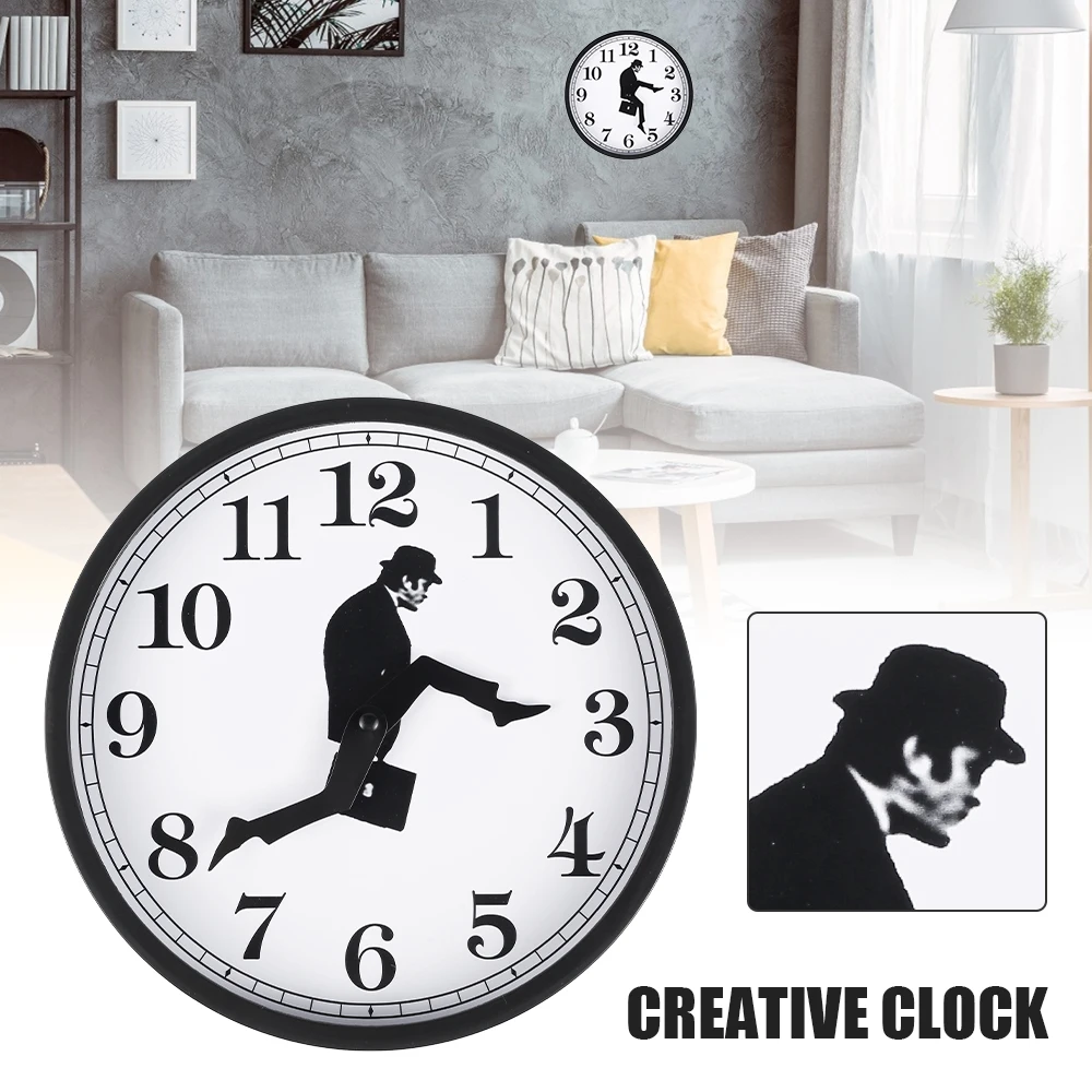 Silly Walk Wall Clock Walking Man Silent Wall Clock British Comedy Inspired Funny Walking Silent Mute Clock Home Wall Decoration
Silly Walk Wall Clock Walking Man Silent Wall Clock British Comedy Inspired Funny Walking Silent Mute Clock Home Wall Decoration