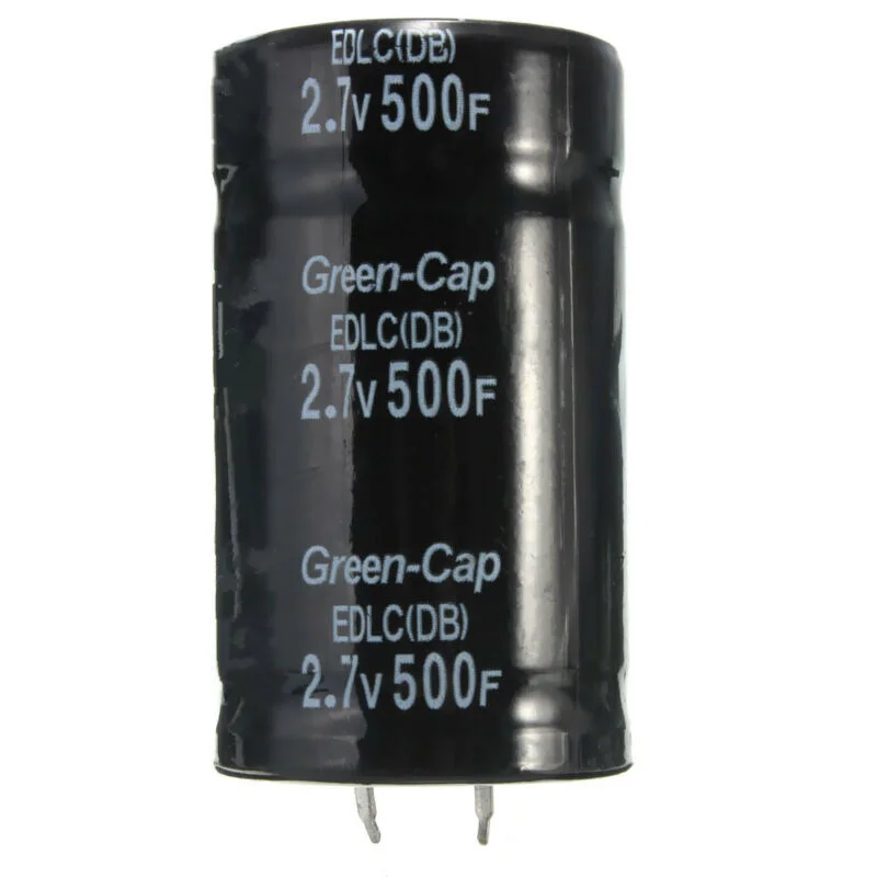 1/2/6/10 Pieces Automotive Supercapacitor Drops 500F 35x60MM Super 2.7V 500F Black 2.7V Farad Capacitor Capacitors
1/2/6/10 Pieces Automotive Supercapacitor Drops 500F 35x60MM Super 2.7V 500F Black 2.7V Farad Capacitor Capacitors
