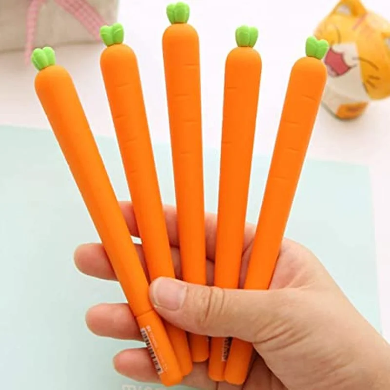 Creative Cartoon Simulation Carrot Natural Pen Lovely Waterborne Needle Tube Orange Signature Pen Learn Office Stationery
Creative Cartoon Simulation Carrot Natural Pen Lovely Waterborne Needle Tube Orange Signature Pen Learn Office Stationery
