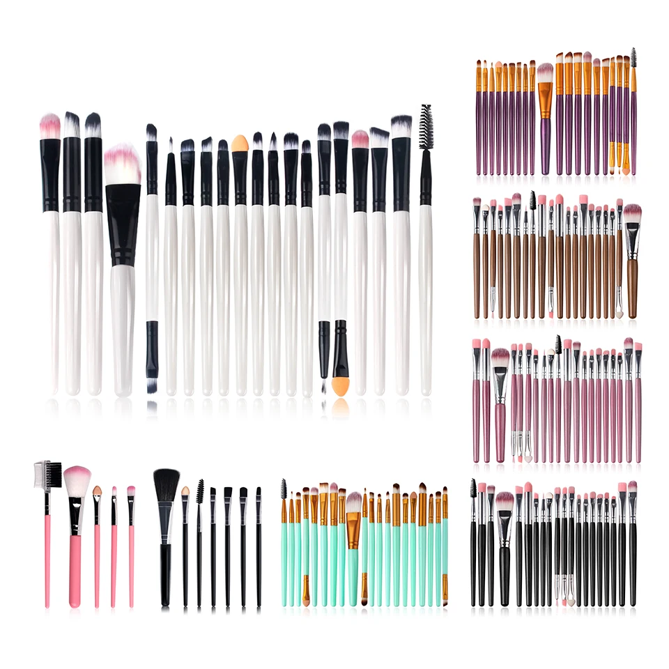 5/7/8/15/20pcs Makeup Brushes Cosmetic Powder Foundation Eye Shadow Brushes Plastic Handle Synthetic Soft Brush Makeup Tool
5/7/8/15/20pcs Makeup Brushes Cosmetic Powder Foundation Eye Shadow Brushes Plastic Handle Synthetic Soft Brush Makeup Tool