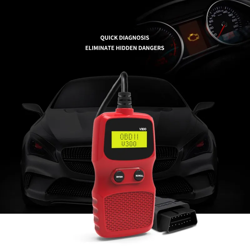 OBD2 Scanner OBDII Code Scanner For Car Engine Fault Code Reader OBD-II/EOBD Diagnostic Code Scanner Automobile fault diagnosis
OBD2 Scanner OBDII Code Scanner For Car Engine Fault Code Reader OBD-II/EOBD Diagnostic Code Scanner Automobile fault diagnosis