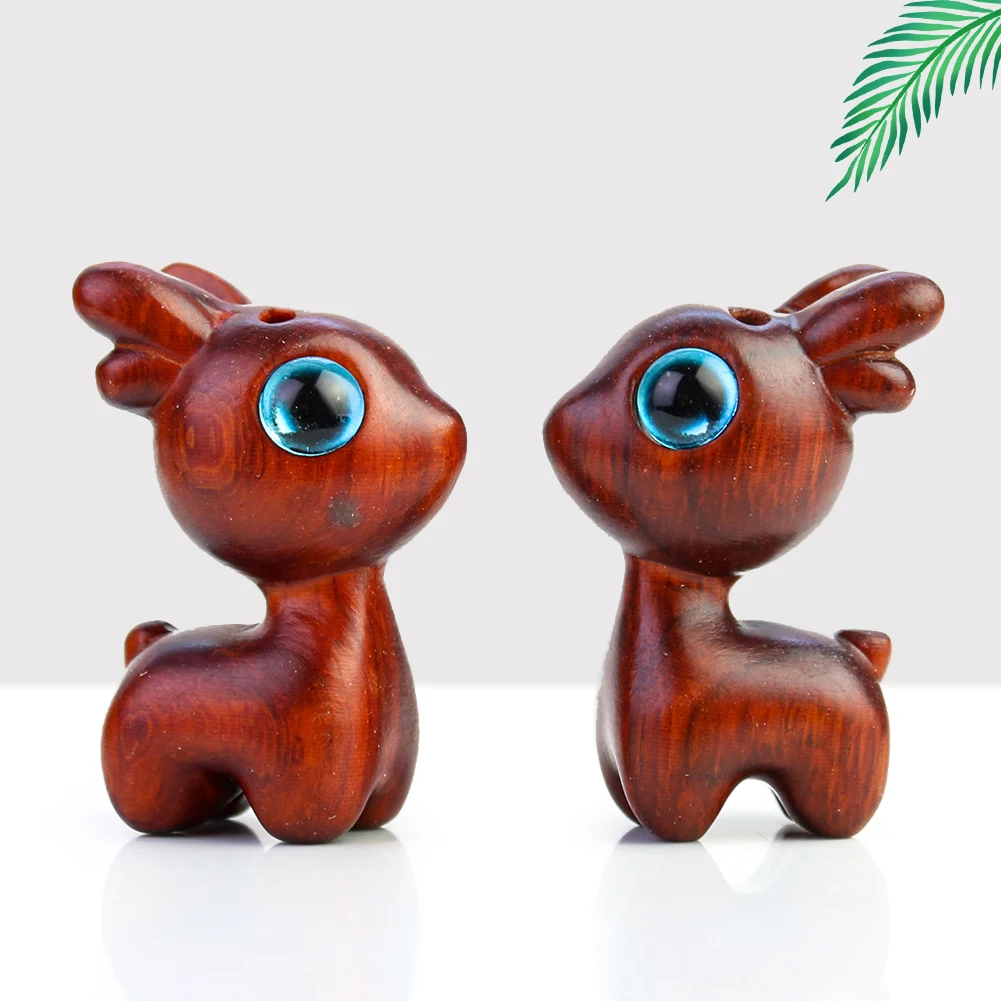 Handmade Carving Cartoon Kawaii Deer Fawn Natural Sandalwood Ornaments Crafts Key Chain Jewelry Pendant Lucky Wealth Home Decor 
Handmade Carving Cartoon Kawaii Deer Fawn Natural Sandalwood Ornaments Crafts Key Chain Jewelry Pendant Lucky Wealth Home Decor