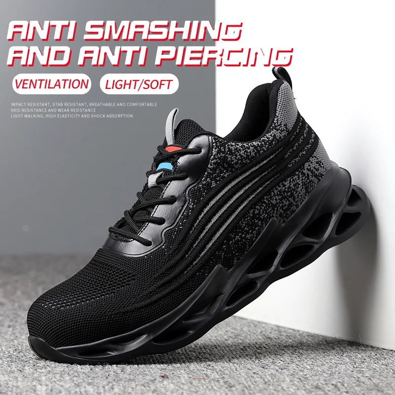 Lightweight Work Shoes Sneakers Puncture-Proof Safety Shoes Men Indestructible Work Boots Construction Work Safety Boots Men
Lightweight Work Shoes Sneakers Puncture-Proof Safety Shoes Men Indestructible Work Boots Construction Work Safety Boots Men