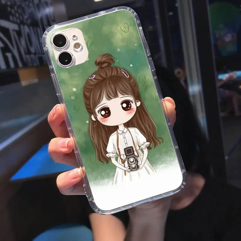 Cute Cartoon Girls Soft Phone Case Transparent Case For Iphone 6 6s 7 8 Plus XR X XS 11 12 Pro Max
Cute Cartoon Girls Soft Phone Case Transparent Case For Iphone 6 6s 7 8 Plus XR X XS 11 12 Pro Max