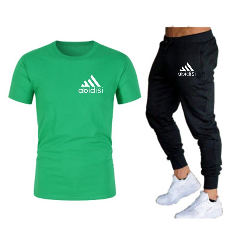 New Jogger Jogging Fitness Clothing Men Running Sets T-Shirt+Pants Two-Piece Set Fashion Men Clothes Sports Suit Male Sportswear
New Jogger Jogging Fitness Clothing Men Running Sets T-Shirt+Pants Two-Piece Set Fashion Men Clothes Sports Suit Male Sportswear