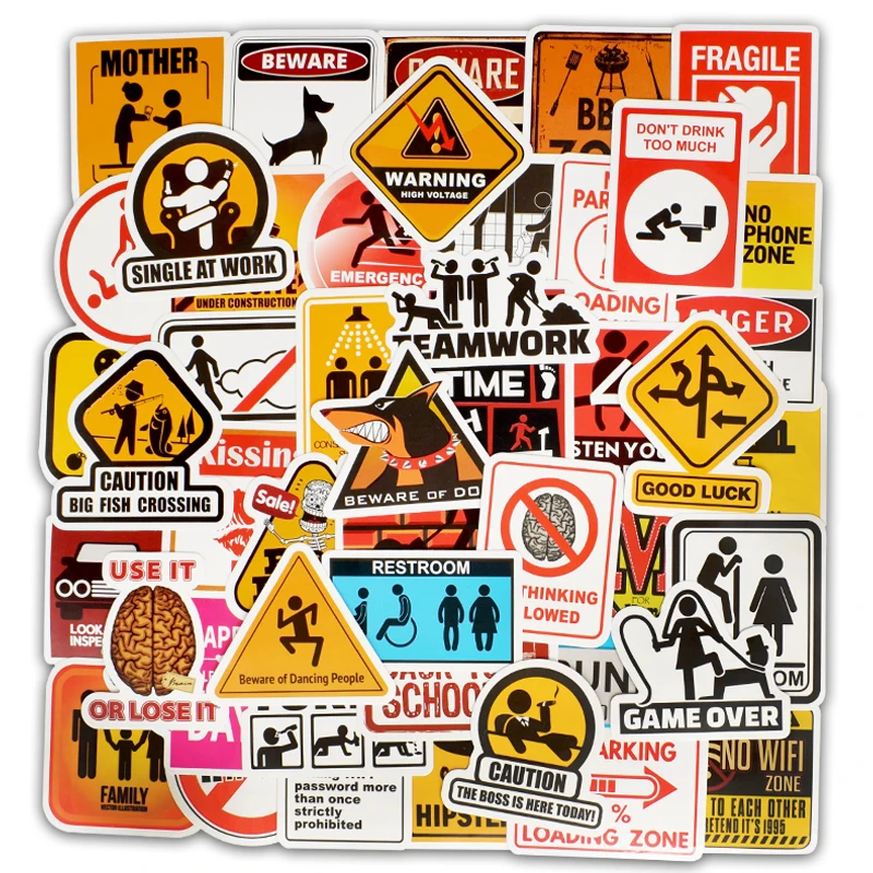 50pcs Car Personality Sticker Warning Sign Graffiti Sticker Guitar Suitcase Laptop Auto Motorcycle Body Graffiti Sticker
50pcs Car Personality Sticker Warning Sign Graffiti Sticker Guitar Suitcase Laptop Auto Motorcycle Body Graffiti Sticker