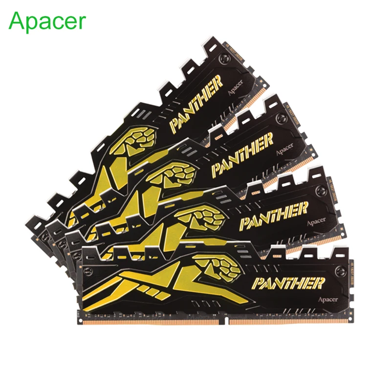Память Apacer PANTHER ОЗУ ddr4 8 ГБ 16 2666 МГц 3000 288pin высокопроизводительная от перегрузки