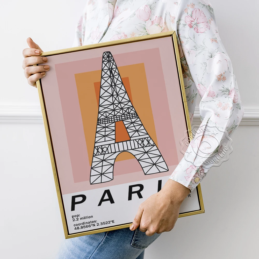 France Scenic Spot Art Prints Poster,Paris Tower Geometry Pattern Wall Stickers,Nordic Style Living Room Bedroom Home Decor
France Scenic Spot Art Prints Poster,Paris Tower Geometry Pattern Wall Stickers,Nordic Style Living Room Bedroom Home Decor