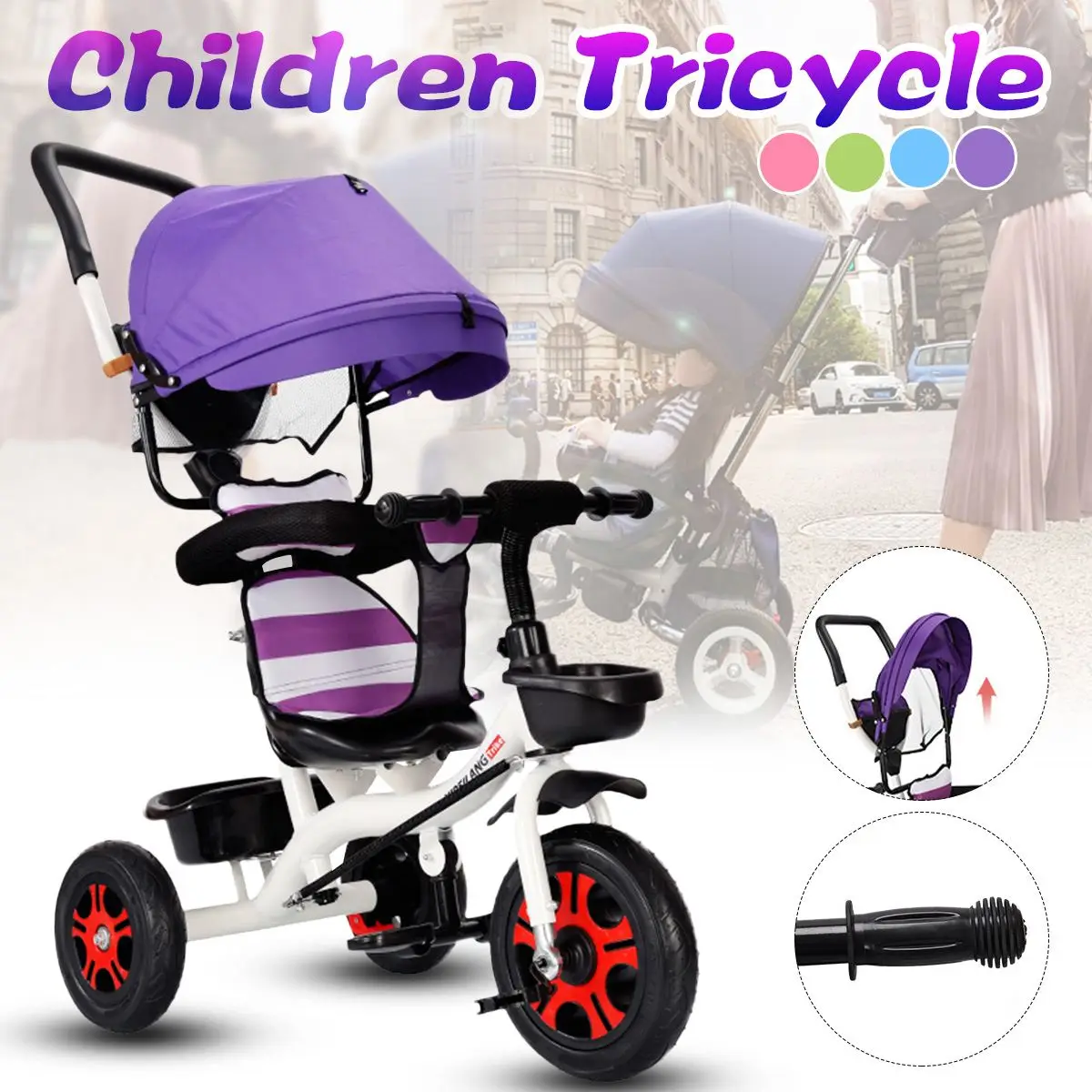 4 In 1 Baby Tricycle Bike Three Wheels Stroller Baby Carriage Stroller Foldable Child Umbrella Stroller Pram 3 Wheel
4 In 1 Baby Tricycle Bike Three Wheels Stroller Baby Carriage Stroller Foldable Child Umbrella Stroller Pram 3 Wheel