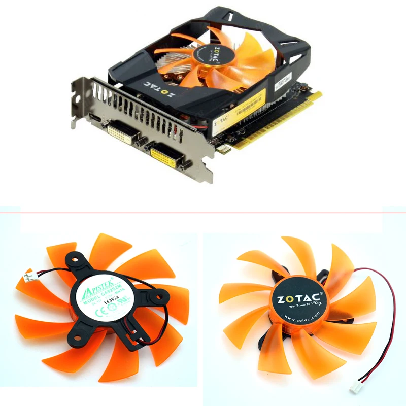 Вентилятор для ПК GA92S2M 85 мм ZOTAC GTX1650 SUPER GTX 750 Ti GTX750 1050Ti 4GD5 PA вентилятор видеокарты 2