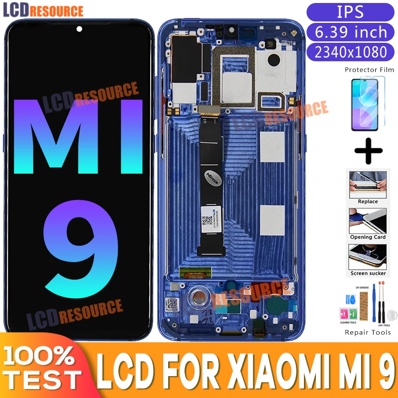 ЖК-дисплей 6,39 ''Super AMOLED для xiaomi Mi 9, ЖК-дисплей с сенсорным экраном и дигитайзером в сборе с рамкой для xiaomi Mi9 M1902F1G, дисплей
ЖК-дисплей 6,39 ''Super AMOLED для xiaomi Mi 9, ЖК-дисплей с сенсорным экраном и дигитайзером в сборе с рамкой для xiaomi Mi9 M1902F1G, дисплей