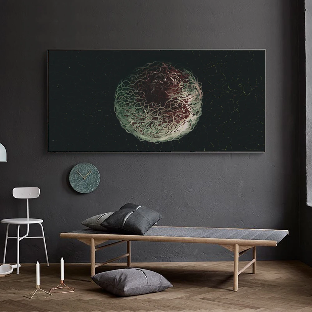 Abstract oil painting spherical art canvas painting living room corridor office study home decoration mural
Abstract oil painting spherical art canvas painting living room corridor office study home decoration mural
