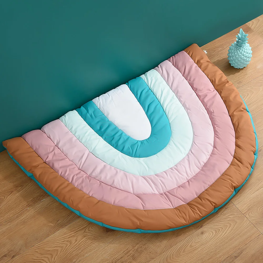 Creative Rainbow Baby Play Mats Crawling Carpet Kids Room Floor Rugs Cotton Game Pad Playmat Children Nursery Room Decoration
Creative Rainbow Baby Play Mats Crawling Carpet Kids Room Floor Rugs Cotton Game Pad Playmat Children Nursery Room Decoration