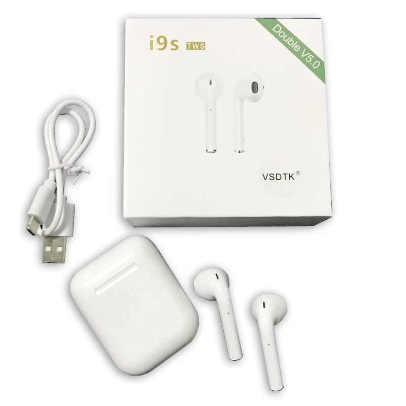 I9S TWS i10max tws Bluetooth наушники мини с двойным ушком беспроводные гарнитуры I9s