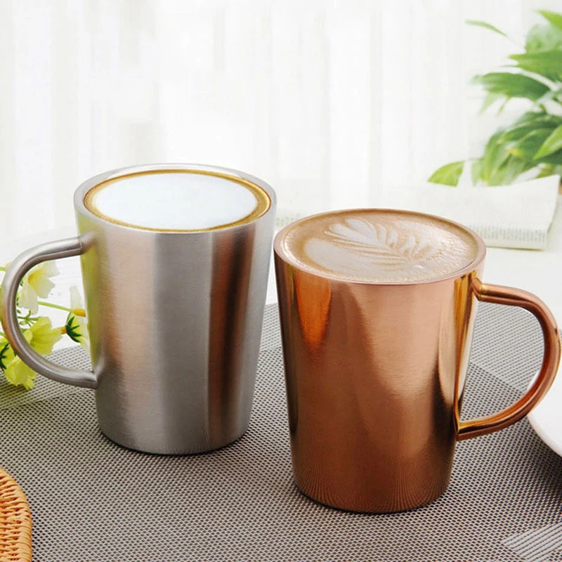 340 Ml Stainless Steel Copper Plated Coffee Cup Double Layers 304 High Temperature Resistance Milk Tea Mug
340 Ml Stainless Steel Copper Plated Coffee Cup Double Layers 304 High Temperature Resistance Milk Tea Mug