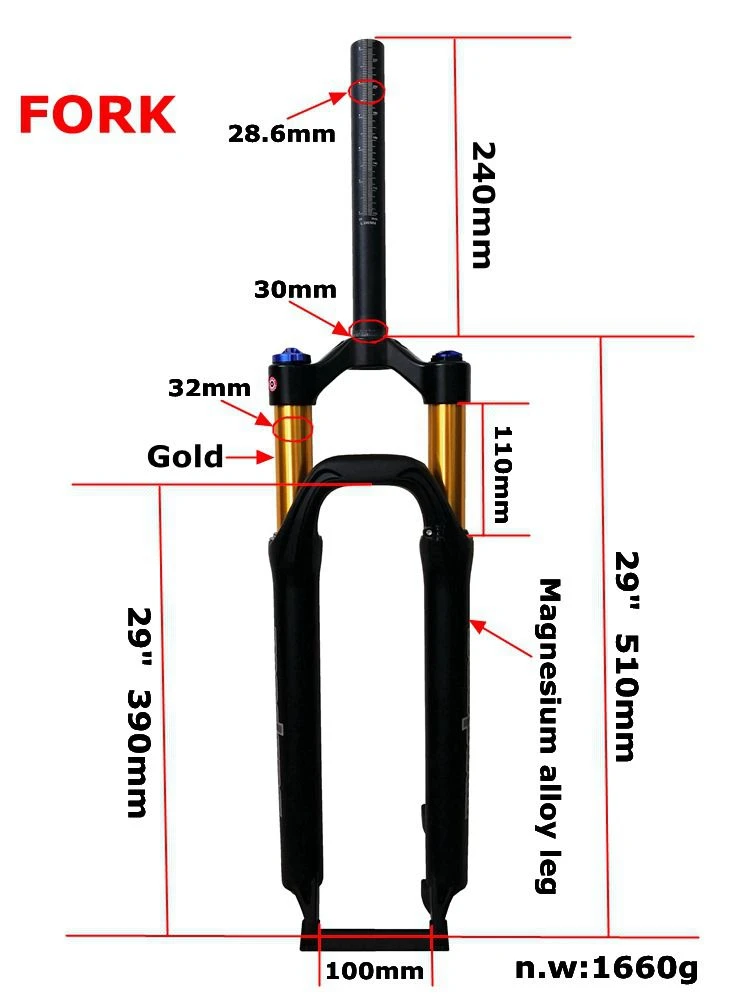 ELYON Supension Bike Fork 26er MTB Bicycle Suspension Fork Straight Tube Shoulder Control Air Oil Lock Straight Downhill Fork
ELYON Supension Bike Fork 26er MTB Bicycle Suspension Fork Straight Tube Shoulder Control Air Oil Lock Straight Downhill Fork
