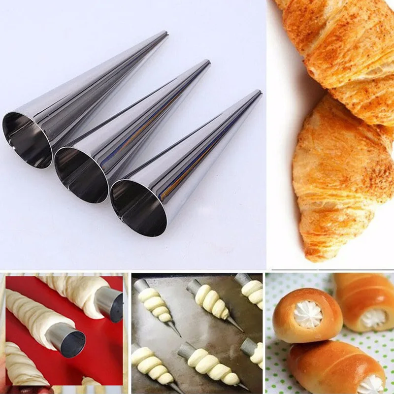 Baking Tool Roll Cake Mold Cookie Dessert Tool Baking Can Be Assembled Cone Shape Spiral Croissant Denmark Pointed Tube Bread
Baking Tool Roll Cake Mold Cookie Dessert Tool Baking Can Be Assembled Cone Shape Spiral Croissant Denmark Pointed Tube Bread