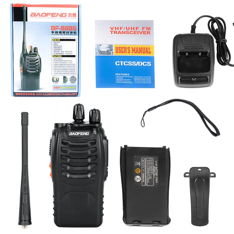 BF-888S Walkie Talkie 888s 5W Two Way Radio 400-470MHz UHF BF 888S H777 Cheap Radio Baofeng Ham Radio Stations USB/EU
BF-888S Walkie Talkie 888s 5W Two Way Radio 400-470MHz UHF BF 888S H777 Cheap Radio Baofeng Ham Radio Stations USB/EU