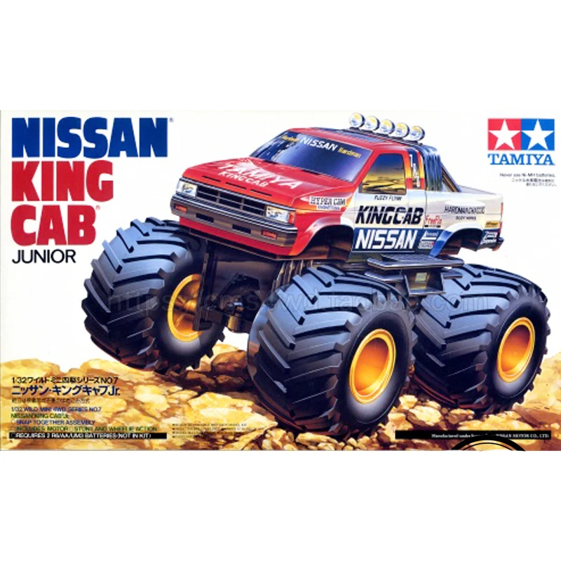 1 комплект TAMIYA KING CAB JUNIOR 17007 колесный грузовик с большими колесами масштаб 1/32 Tamiya