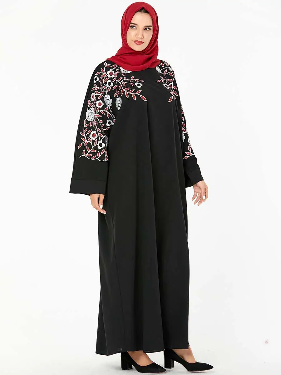 Ramadan Abaya Dubai Kaftan Muslim Embroidery Loose Maxi Long Dress Islam Floral Jilbab Arab Robe Cocktail Party Gown Middle East
Ramadan Abaya Dubai Kaftan Muslim Embroidery Loose Maxi Long Dress Islam Floral Jilbab Arab Robe Cocktail Party Gown Middle East