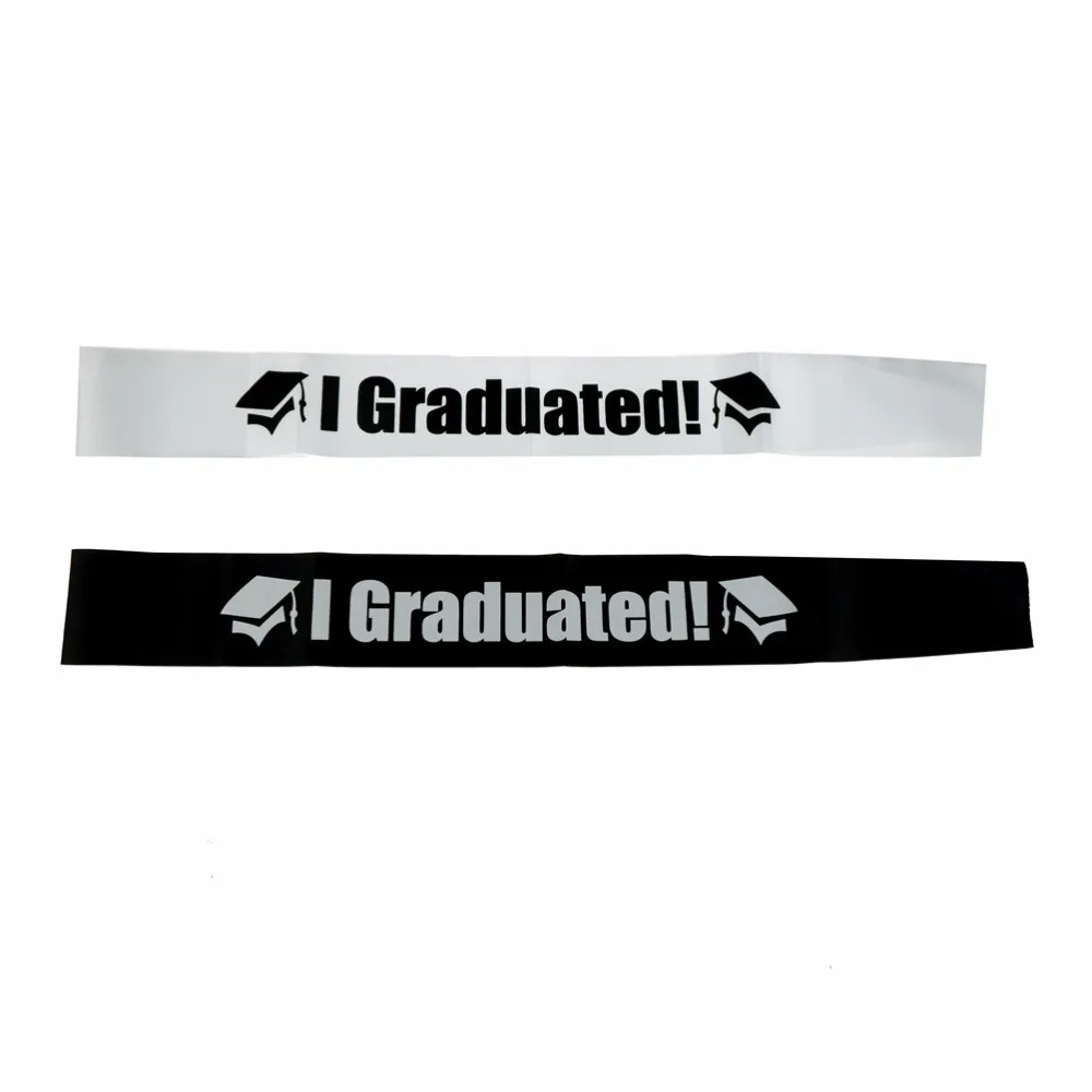 1PCS 2 Colors I Graduated Satin Photo booth Props Sash Single Sided Graduate High School Celebration Party Supplies Gift
1PCS 2 Colors I Graduated Satin Photo booth Props Sash Single Sided Graduate High School Celebration Party Supplies Gift
