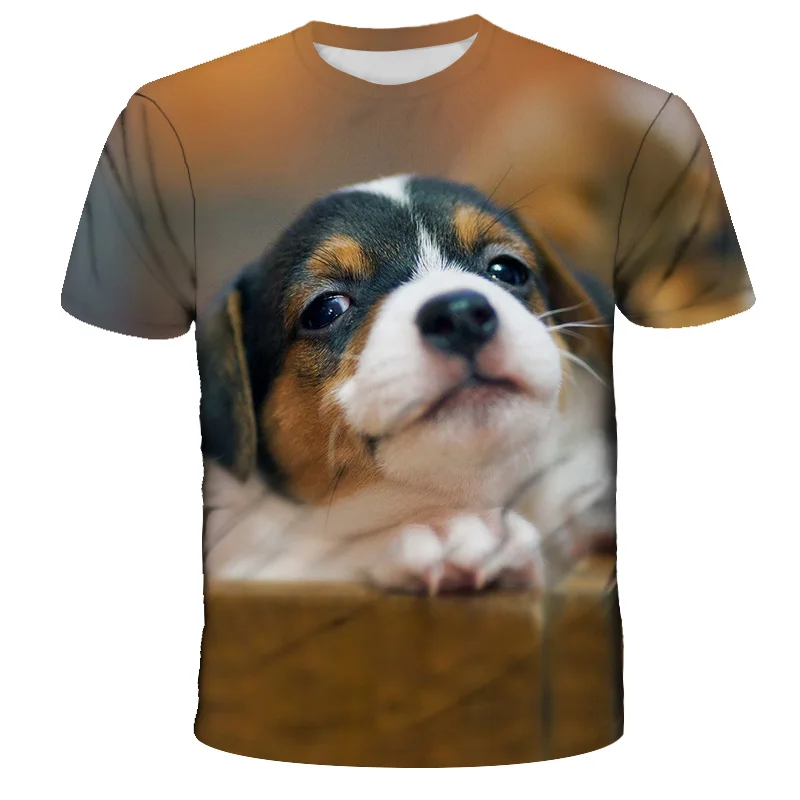 2021New Summer Men'S And Women'S New 3d Dog Clothing Short-Sleeved Pattern T-Shirt Harajuku Cute Dog Kids Fashion T-Shirt Top
2021New Summer Men'S And Women'S New 3d Dog Clothing Short-Sleeved Pattern T-Shirt Harajuku Cute Dog Kids Fashion T-Shirt Top