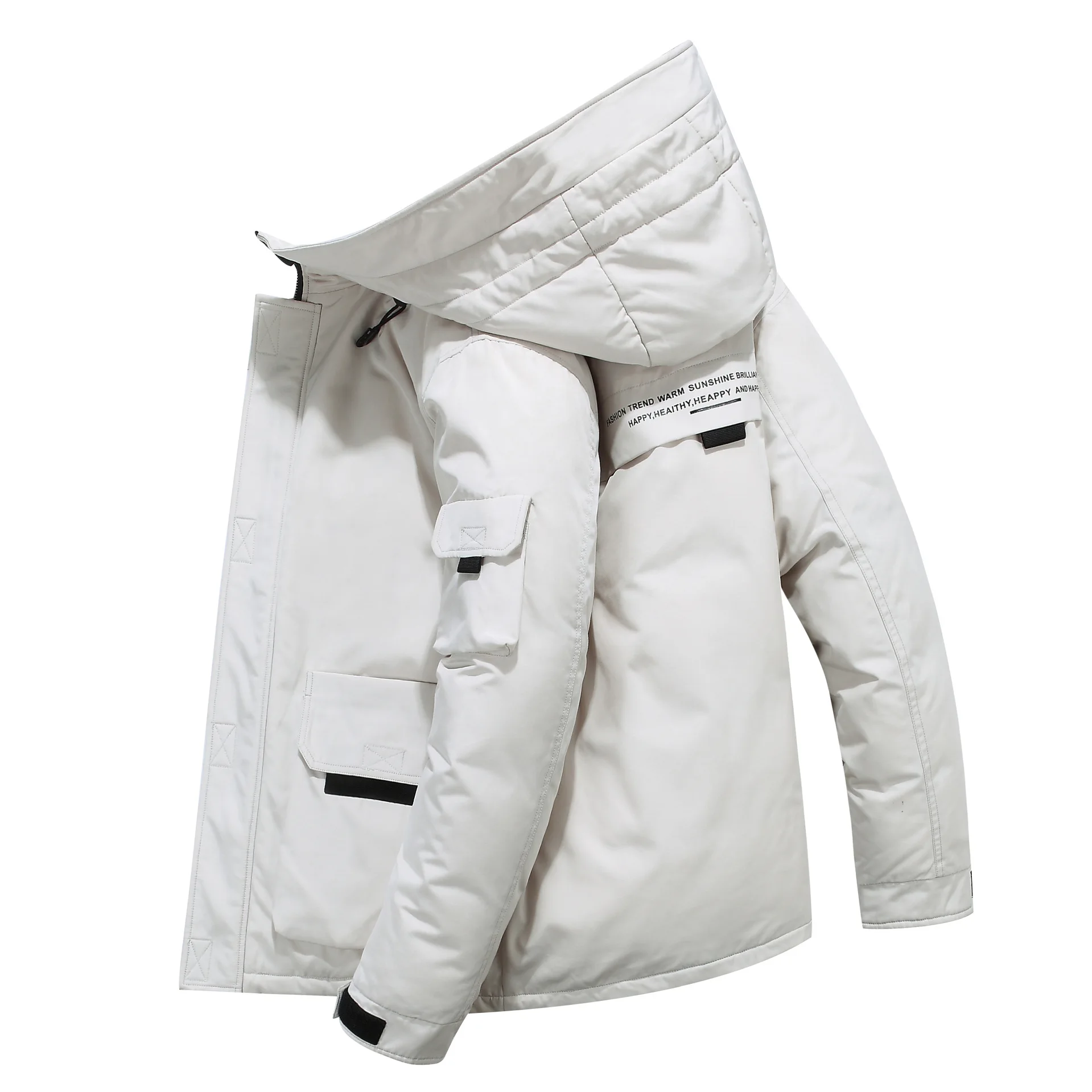 White 2020 Duck Down High Quality Men's Winter Jacket Thick Snow Parka Overcoat White Duck Down Jacket Men Wind Down Coat
White 2020 Duck Down High Quality Men's Winter Jacket Thick Snow Parka Overcoat White Duck Down Jacket Men Wind Down Coat
