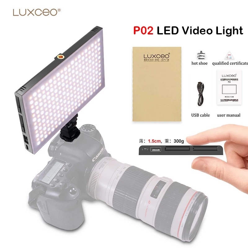 Luxceo P02 двухцветный 3000-6000k мини видео светодиодный свет портативный заполнясветильник Встроенный аккумулятор для телефона камеры студии съе...
Luxceo P02 двухцветный 3000-6000k мини видео светодиодный свет портативный заполнясветильник Встроенный аккумулятор для телефона камеры студии съе...