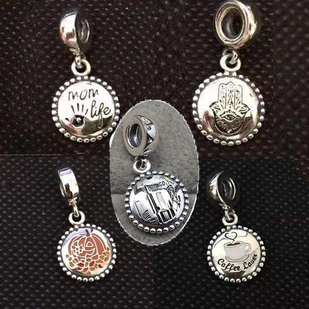 New S925 Sterling Silver London Skyline, Chicaco, Mom Life, Pumpkin Pendant Original Diy Versatile Jewelry Gift For Women
New S925 Sterling Silver London Skyline, Chicaco, Mom Life, Pumpkin Pendant Original Diy Versatile Jewelry Gift For Women