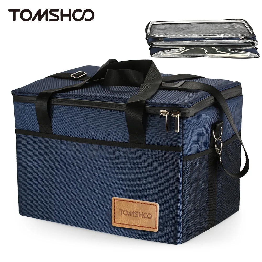 Tomshoo Collapsible Insulated Cooler Bag Lunch Box Grocery Bag Portable Outdoor Picnic Food Carrier Bag For Camping Hiking Trip
Tomshoo Collapsible Insulated Cooler Bag Lunch Box Grocery Bag Portable Outdoor Picnic Food Carrier Bag For Camping Hiking Trip