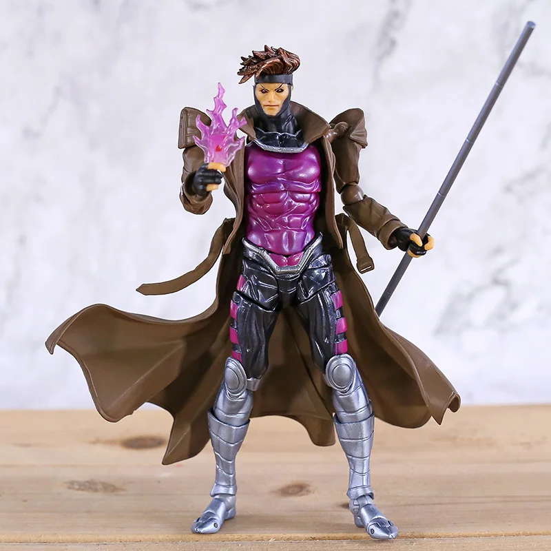 Серия NO.012 X MAN Amazing Ямагучи Revoltech гамбит фигурку ПВХ Коллекция игрушки куклы
