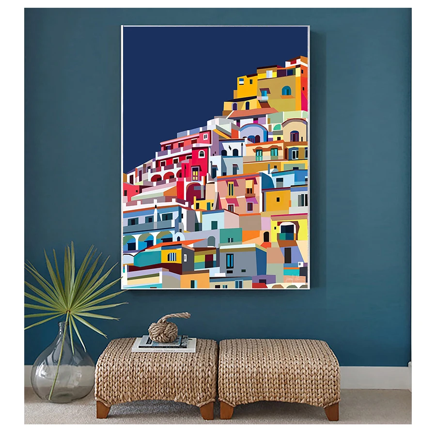 Colorful Wall Art Canvas Painting Architecture art Amalfi Coast Poster Decor Traveler Gift Positano Italy Print Amalfi Coast
Colorful Wall Art Canvas Painting Architecture art Amalfi Coast Poster Decor Traveler Gift Positano Italy Print Amalfi Coast