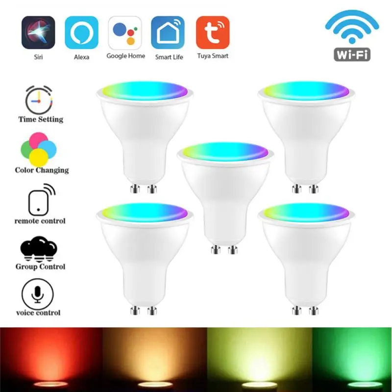 Умная Светодиодная лампа GU10 с RGB-подсветильник кой, 4 Вт, 2700-6500 К, с пультом ДУ
Умная Светодиодная лампа GU10 с RGB-подсветильник кой, 4 Вт, 2700-6500 К, с пультом ДУ